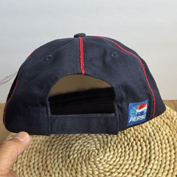 NWT Vintage Kansas City Monarchs Negro League Baseball Strap Hat Royals Pepsi - Picture 4 of 6